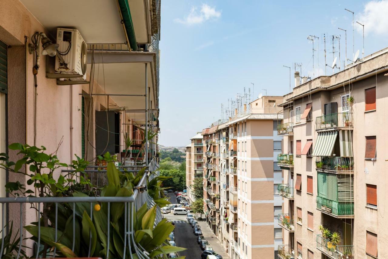 Hortis Apartment, 5 Persone, 2 Camere, Balcone, Metro C E Tram Per Il Centro Рим Экстерьер фото
